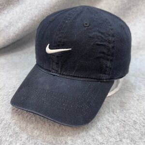 Nike Swoosh Infant Black Hat Adjustable Baseball Cap Infant